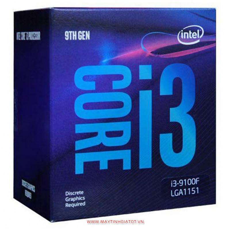 CPU Intel Core I3 9100F ( 3.6Ghz turbo 4.2Ghz / 6M cache 3L )